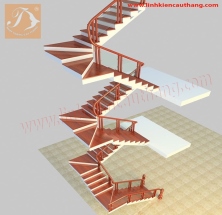 Một số mẫu cầu thang dựng 3D cho khách hàng tham khảo
